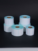 Étiquette adhésive thermique directe à forte adhérence pour supermarché, autocollant code-barres 60x40, étiquette adhésive thermique directe