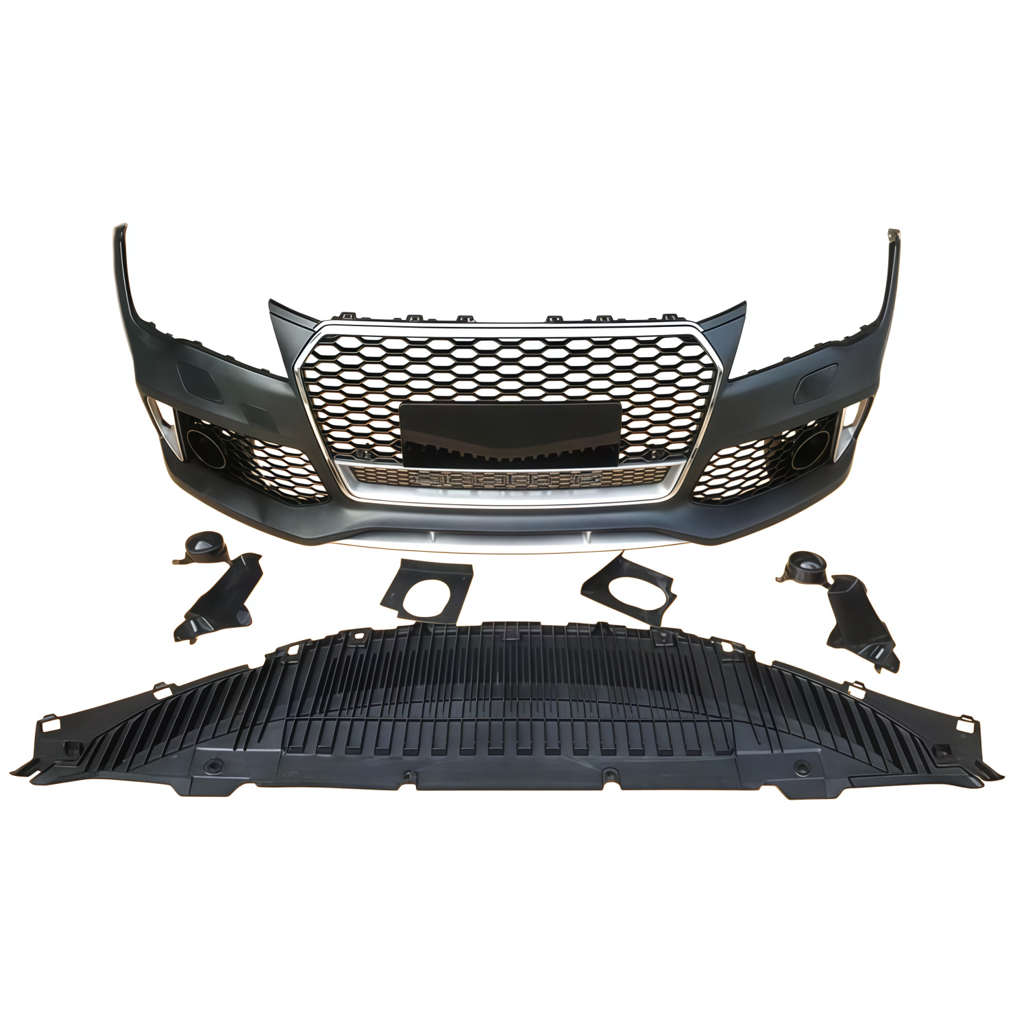 Front Bumper With Grill for Audi A7 RS7 Style High Quality Car Accessories Auto Body Kitl for Tuning Parts PP Material 2009-2014