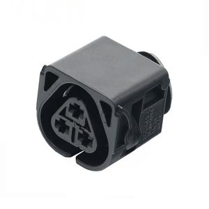 12521437985 Weiblicher Steckverbinder 3-polig Schwarz Zündspulenstecker Wasserdichter Automobilstecker - Product Image 2