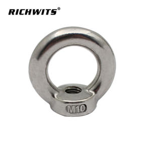 Écrous à œil RICHWITS DIN582 en acier inoxydable, écrous à anneau de levage pour câbles en acier, durables et résistants à la corrosion - Product Image 3