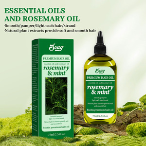 Suero orgánico natural del aceite del pelo del árbol del té de Batana del romero Anti-Fizz Cruelty-Free para el uso casero - Product Image 3