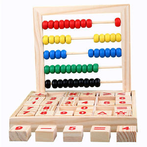 Bébé apprentissage précoce Montessori jouets éducatifs en bois apprendre les mathématiques comptage jouet <span class=keywords><strong>boulier</strong></span> en bois blocs de mathématiques <span class=keywords><strong>jeu</strong></span> d'apprentissage - Product Image 4