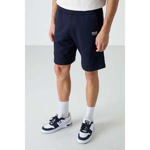 Shorts pour hommes Air Jones Amos Indigo imprimés - Tissu double face en mélange de coton décontracté pour l'été - Modèle 81246 - Product Image 4
