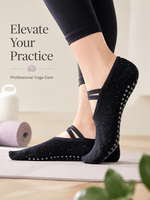 Chaussettes de yoga en coton à logo personnalisé, antidérapantes, coupe basse, pour femmes, chaussettes de yoga et de Pilates