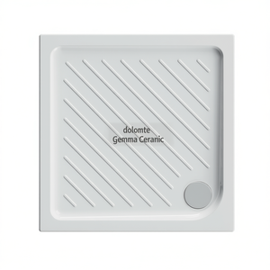 Plato de Ducha Cuadrado 80 x 80 cm, Altura 7 cm, Cerámica Dolomite Gemma - Product Image 3