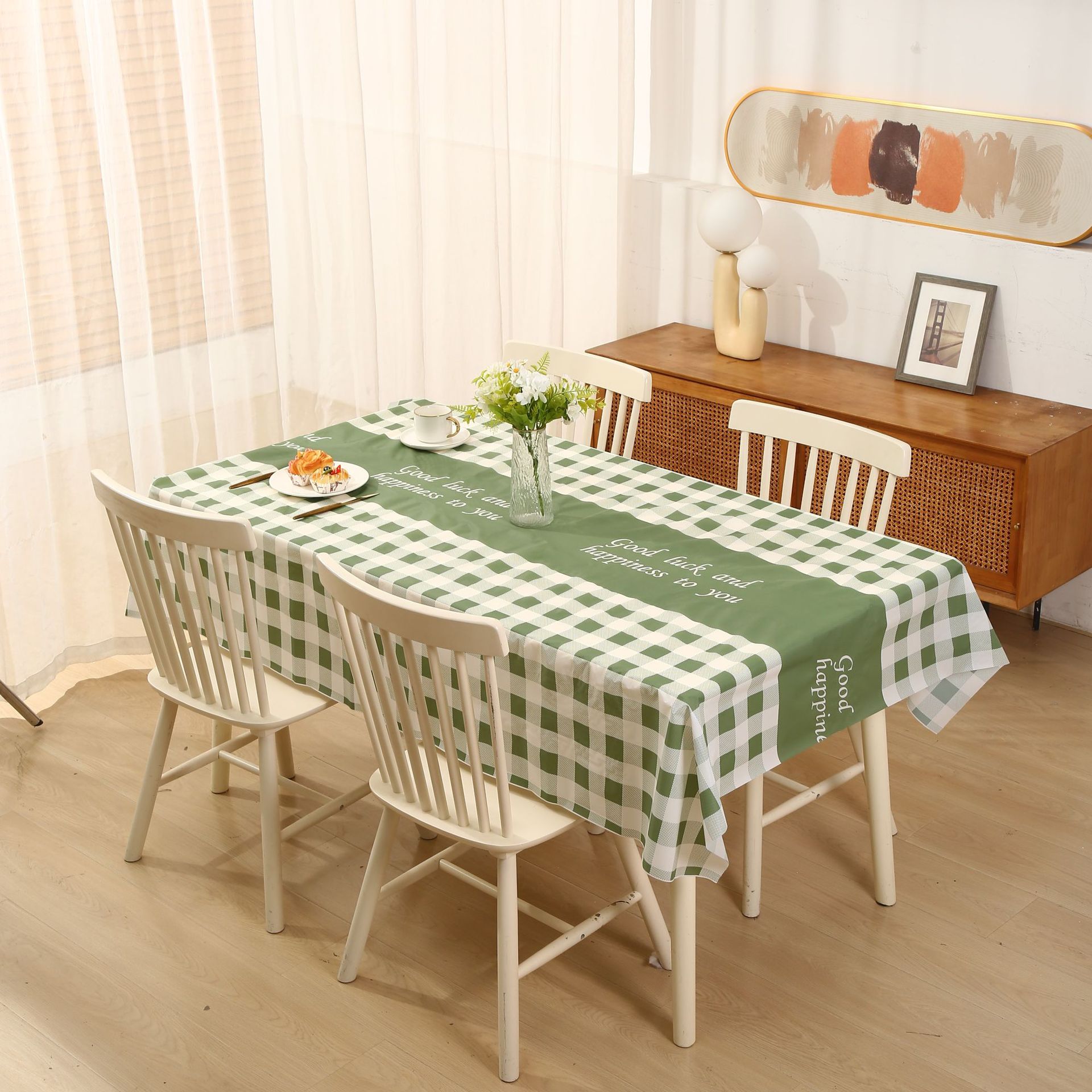 Nappe verte porte-bonheur