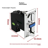 Vente flash : Distributeur de jetons CPU avec cadre LED en plastique, prise US pour machine à griffes et distributeur automatique