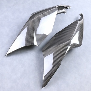 Panel Lateral Trasero de Fibra de Carbono Seca 3K para Motocicleta, Piezas de Modificación Compatibles con Honda CBR1000RR-R 2021 en Adelante, Superficie Mate y Brillante - Product Image 2
