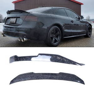 A5 B8.5 B8 2ประตูรถเก๋ง8T3สไตล์ PSM ปลอมแปลงคาร์บอนไฟเบอร์ด้านหลังสปอยเลอร์ลำตัวปีก2007-2017 - Product Image 1