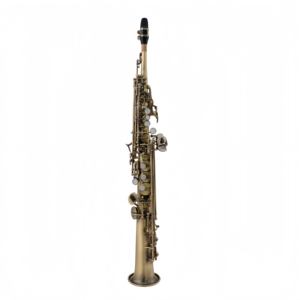 Ventes directes d'usine de saxophone <span class=keywords><strong>soprano</strong></span> à tube droit en sib aigu mâle en laiton avec apparence antique - Product Image 6