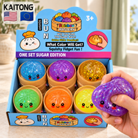 KAITONG Lot de jouets sensoriels anti-stress à remontée lente pour enfants, jouets à presser en forme de dumpling