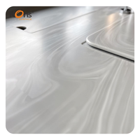 Plaque de surface solide en acrylique résistante aux taches, grande dalle pour meuble de salle de bain et plan de travail de cuisine (vente en gros)