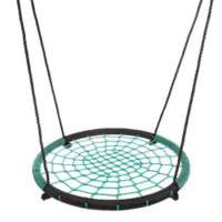 Siège de balançoire en corde durable pour enfants, chaise ronde pour balançoire, idéale pour les jardins d'enfants, les jardins, les aires de jeux intérieures et extérieures
