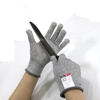 Gants de sécurité avec doublure HPPE 13g, équipement de protection individuelle, gants de sécurité industriels résistants aux coupures, gants de travail anti-coupures