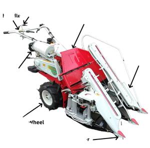 2025 nuevo AG Diesel Mini máquina cosechadora y empacadora de arroz hierba arroz trigo arroz <span class=keywords><strong>Highland</strong></span> cebada automática cosechadora - Product Image 5
