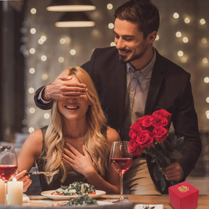 Scatole per Gioielli di Lusso Personalizzate con Logo, Design Unico, Doppio Rosso, per Anelli e Collane - Product Image 3