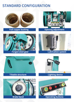 Machine de poinçonnage mécanique puissante, presse industrielle avec moteur, haute efficacité, haute précision pour l'acier, l'aluminium, le cuivre