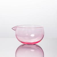 Ensemble de bols à matcha en verre borosilicate faits à la main avec bec verseur pour la cérémonie du thé matcha