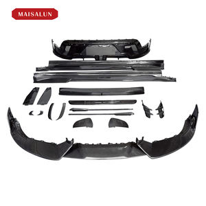 Kit carrosserie MSY en fibre de carbone sèche de haute qualité pour <span class=keywords><strong>Porsche</strong></span> <span class=keywords><strong>Taycan</strong></span> avec lèvre avant, diffuseur arrière, jupes latérales, accessoires automobiles - Product Image 2