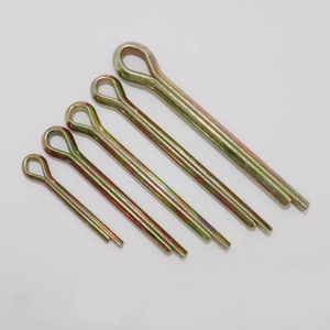 <span class=keywords><strong>ISO1234</strong></span> ชุบสังกะสี 70 #   สลักล็อคเหล็กกล้าคาร์บอน 5 มม. คุณภาพสูง ชุบสังกะสีเหลือง ขนาด M1 M1.5 M2 M2.5 M3 M4 M5 M6 M8 M10 - Product Image 6