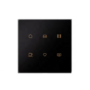Panneau en verre trempé imprimé sur mesure ultra-fin pour interrupteur d'éclairage extérieur pour hôtels et maisons - Product Image 1