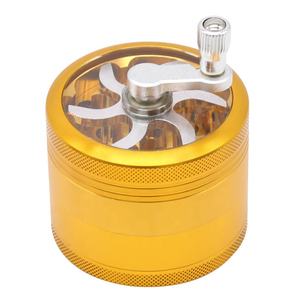 เครื่องบดควันอะลูมิเนียมอัลลอย55มม.,เครื่องบดควันโลหะแบบมือหมุนสี่ชั้น - Product Image 3