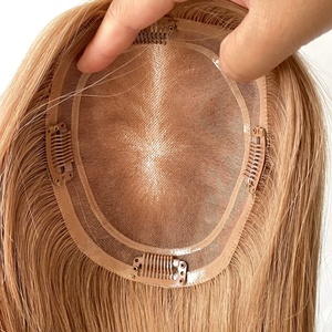 5.5''*6.5'' Mono Base Handmade Hair <b>Toupee</b> Pieces Virgin Human Hair for Women - Product Image 2