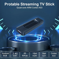Prix discount d'usine Mortal TVR3 Android14.0 TV Stick Amlogic S905L Quad Core TVsticks 4K WiFi2.4G Streaming Media Player