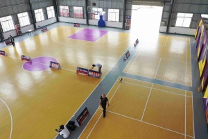 Meilleure vente INOLP couche de coussin élastique en Silicone PU certifié IAAF pour revêtement de sol sportif de basket-ball - Product Image 2