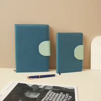 Journal promotionnel A5 à couverture rigide de fournisseur de bureau et d'école carnet de notes en cuir PU personnalisé