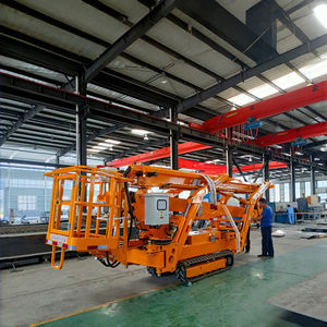 Plataforma de elevación aérea hidráulica alimentada por gasolina diésel de 12m, 14m, 16m, 18m, elevador de pluma de araña con orugas ajustable - Product Image 2