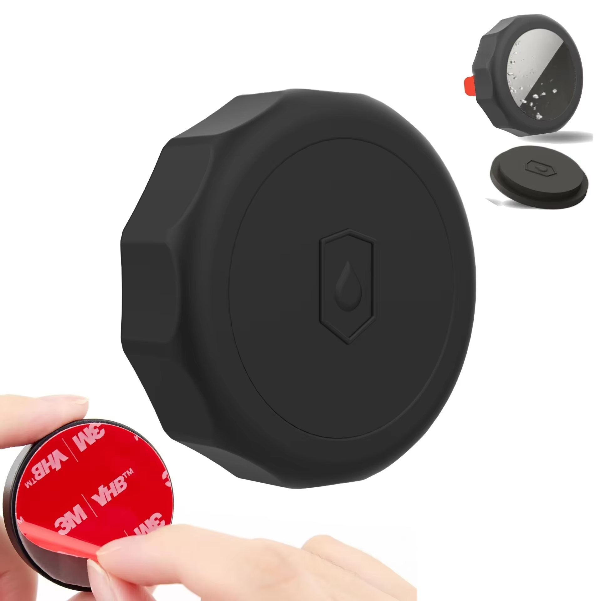 Adesivi GPS Tracker Per Bicicletta – 2 Pezzi Rossi Resistenti Alle Intemperie 33x49mm - 4