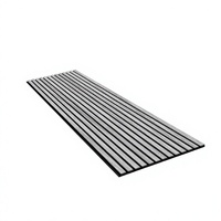 Panneau acoustique Kingman Grille, absorbeur sonore en bois à lattes, personnalisable pour la décoration murale de studio