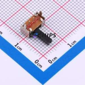 SK-12D02-VG7 Slide Switch Through hole Component (THT) Switch Single Pole Double Throw Rectangle Pin Header PC Pin 11.5mm - Product Image 1