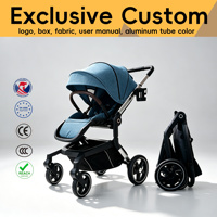 Poussette bébé Landleopard KingKong, pliable, cadre en alliage d'aluminium, capacité de charge de 20 kg, norme EN1888, pour 0-3 ans
