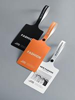 Étiquette en papier suspendue Étiquettes de marque Étiquettes personnalisées Logo du client Étiquettes de vêtements imprimées Étiquettes pour vêtements