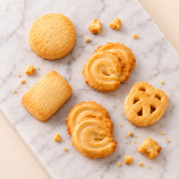 Biscuits au beurre personnalisés avec logo, 340g, biscuits croustillants, OEM ODM, fournisseur de biscuits en gros