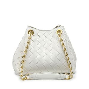 Sac à bandoulière/à porter croisé B Brand 2026, nouvelle collection femme, en tissu parachute tressé à la main avec chaîne, style urbain simple, pour le quotidien - Product Image 1