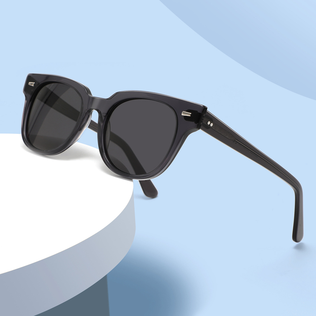 Luxury Fashion Vintage Acetate Sunglasses Unisex Handmade Acetate Glasses UV400 Polarized  Acetate Sun Glasses