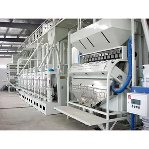 MCHJ100-7 100 ton per day hot sale automatic heavy auto complete rice mill peeling machine rice milling equipment plant