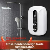 Chauffe-eau électrique instantané mural compact pour usage domestique, chauffage rapide direct, 5500W/8000W, numérique, antigel