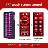 Panneau de luminothérapie rouge pour bureau avec application, éclairage sans scintillement, fonction de commande vocale, panneau de luminothérapie LED