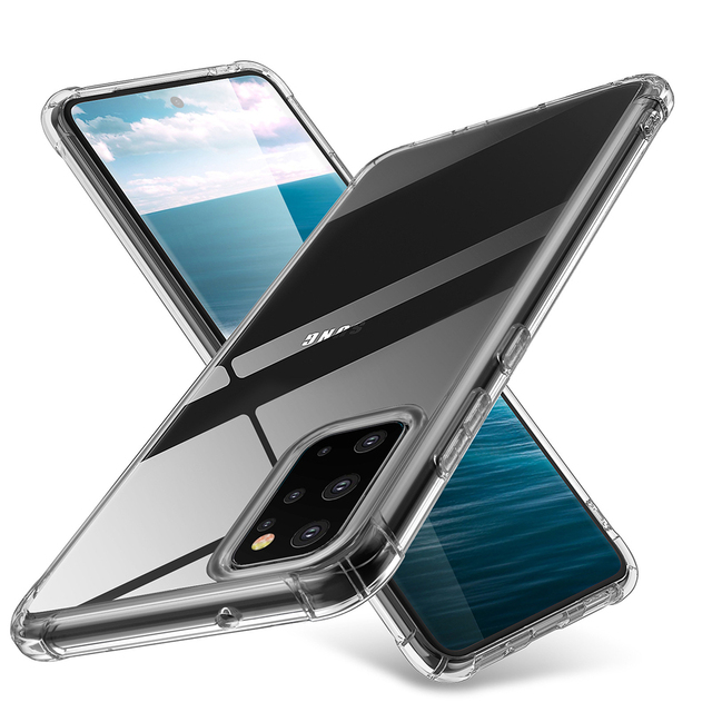 Crystal Shockproof Case Clear Transparent Tpu Phone Case Cover for Samsung Galaxy S9 S20 S21 Ultra