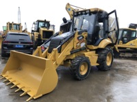 Chargeuse sur pneus Caterpillar 416E d'occasion de qualité supérieure, faible nombre d'heures de travail, peinture d'origine