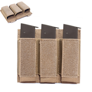 Sac tactique triple chargeur 9 mm en nylon 1000D, pochette EDC, étui <span class=keywords><strong>de</strong></span> <span class=keywords><strong>chasse</strong></span>, sac <span class=keywords><strong>de</strong></span> transport extérieur pour la <span class=keywords><strong>chasse</strong></span> en plein air - Vente en gros - Product Image 1