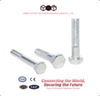 Vis hexagonale DIN931 à filetage partiel, acier Gr 4.8/8.8/10.9/12.9, finition noire, zinguée HDG, M1.6-M12, emballage personnalisé, en stock, directement de l'usine