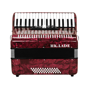 Vente en gros d'<span class=keywords><strong>accordéon</strong></span> de clavier Celluloid HK LADE34 clé 48 bass 5 de haute qualité avec accessoires de sac - Product Image 1