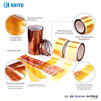 Étiquettes adhésives en polyimide 300 ℃   Résistant à la chaleur pour composants électroniques, fournisseur d'autocollants SMT pour assemblage de circuits imprimés KAIYU