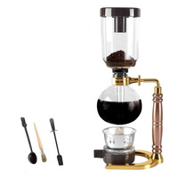 Machine à café expresso Style japonais, cafetière sous vide, type verre