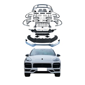 Parachoques Delantero Deportivo OUER 2015-2017 con Recortes para Faros Antiniebla, Instalación con Pernos, Ajuste Universal, Nuevo, para Cayenne - Product Image 1